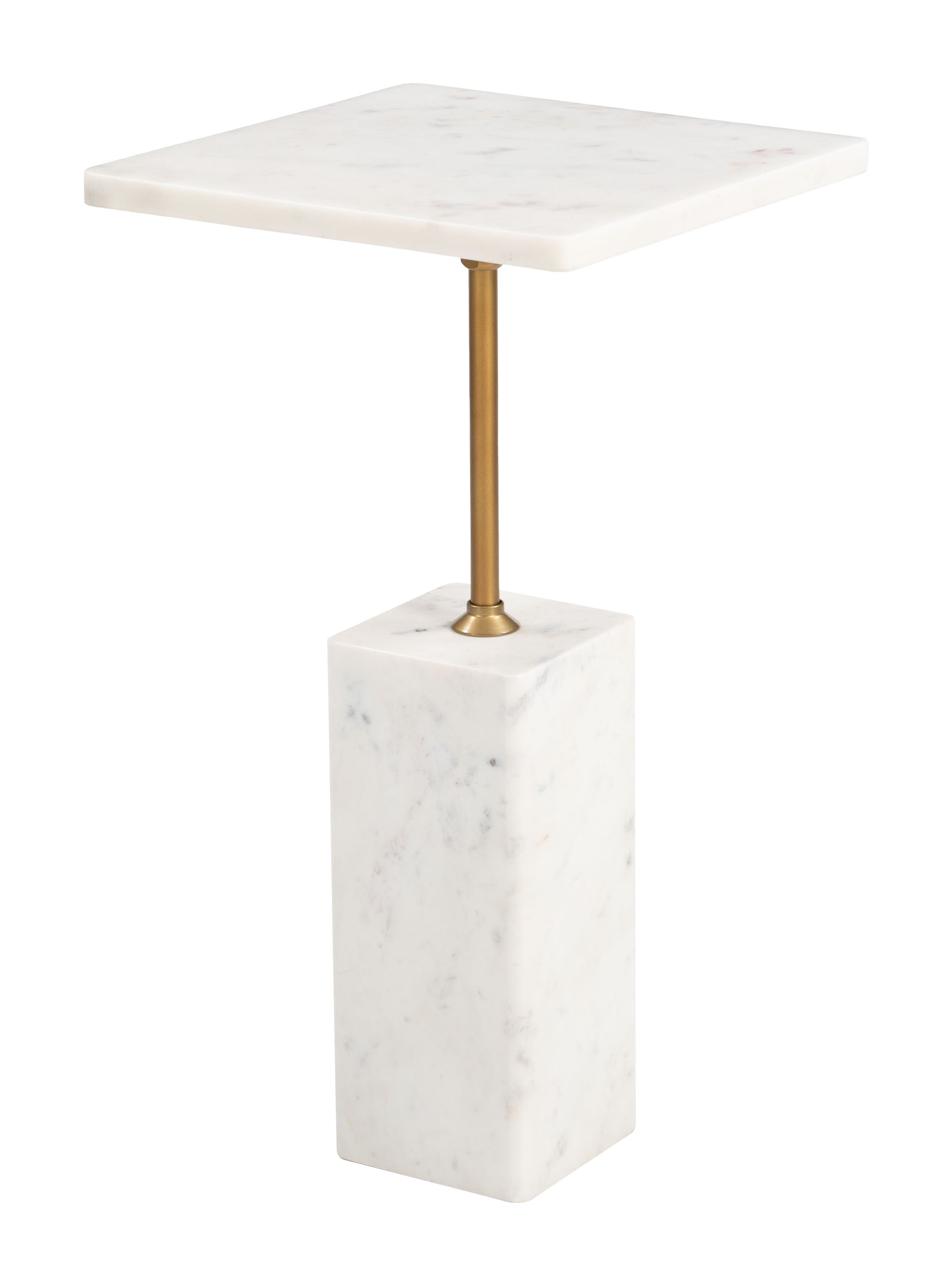 Naht White Side Table - Ornate Home