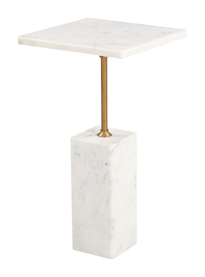 Naht White Side Table - Ornate Home