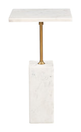Naht White Side Table - Ornate Home