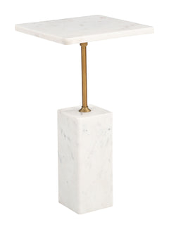 Naht White Side Table - Ornate Home
