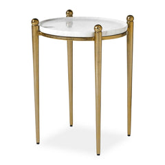 Nahunta Antique Brass Accent Table - Ornate Home
