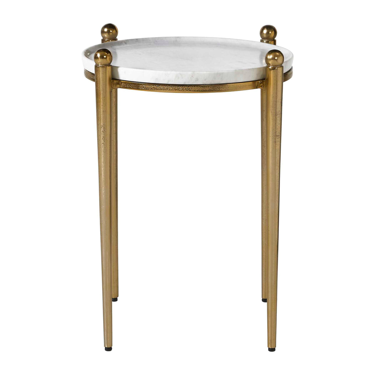 Nahunta Antique Brass Accent Table - Ornate Home