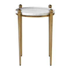 Nahunta Antique Brass Accent Table - Ornate Home