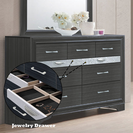 Naima Black Dresser - Ornate Home