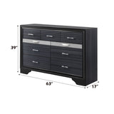 Naima Black Dresser - Ornate Home