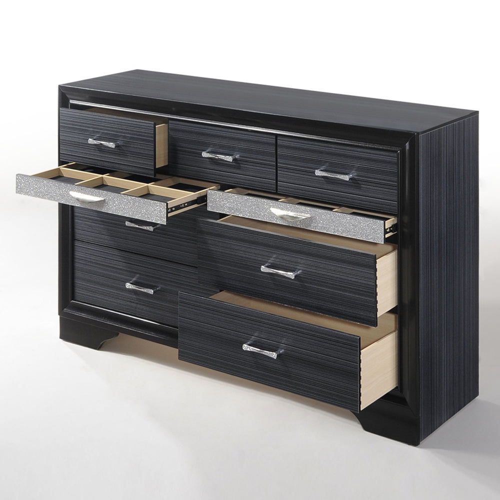 Naima Black Dresser - Ornate Home