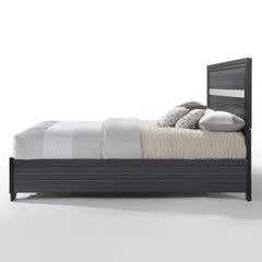 Naima Black Eastern King Bed - Ornate Home