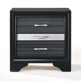 Naima Black Nightstand - Ornate Home