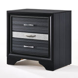 Naima Black Nightstand - Ornate Home
