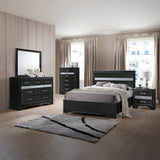 Naima Black Twin Bed - Ornate Home