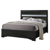 Naima Black Twin Bed - Ornate Home