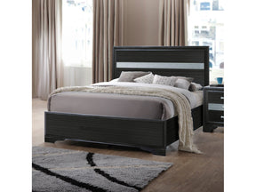 Naima Black Twin Bed - Ornate Home