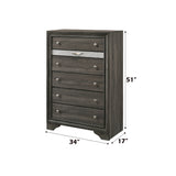Naima Gray Chest - Ornate Home
