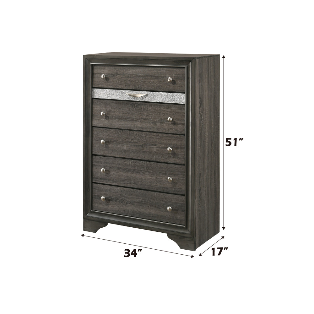 Naima Gray Chest - Ornate Home