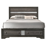 Naima Gray Queen Bed - Ornate Home