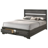 Naima Gray Queen Bed - Ornate Home