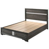 Naima Gray Queen Bed - Ornate Home