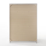 Naima II White High Gloss Chest - Ornate Home