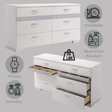 Naima II White High Gloss Dresser - Ornate Home