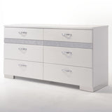 Naima II White High Gloss Dresser - Ornate Home