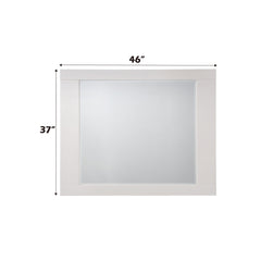 Naima II White High Gloss Mirror - Ornate Home
