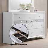 Naima White Dresser - Ornate Home