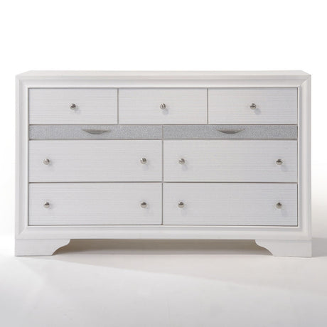 Naima White Dresser - Ornate Home