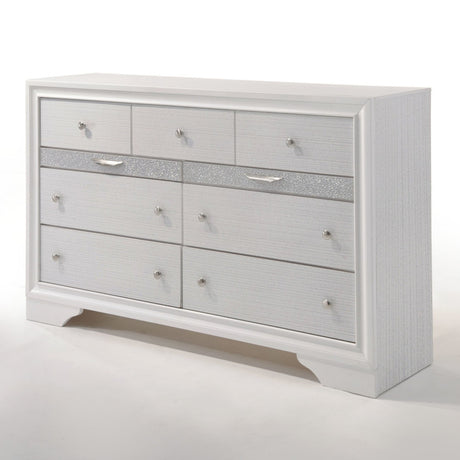 Naima White Dresser - Ornate Home