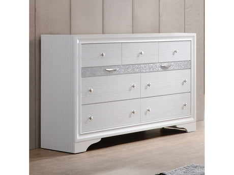 Naima White Dresser - Ornate Home
