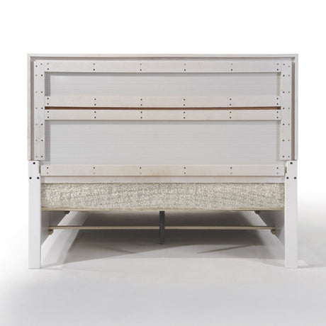Naima White Eastern King Bed w/ Storage FB - Ornate Home