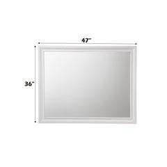 Naima White Mirror - Ornate Home