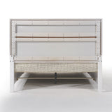 Naima White Queen Bed w/ Storage - Ornate Home