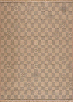 Nairi Checkered Washable Jute Rug - Ornate Home