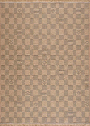 Nairi Checkered Washable Jute Rug - Ornate Home