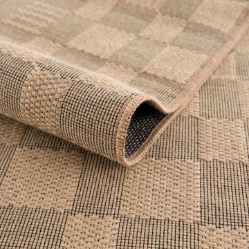 Nairi Checkered Washable Jute Rug - Ornate Home