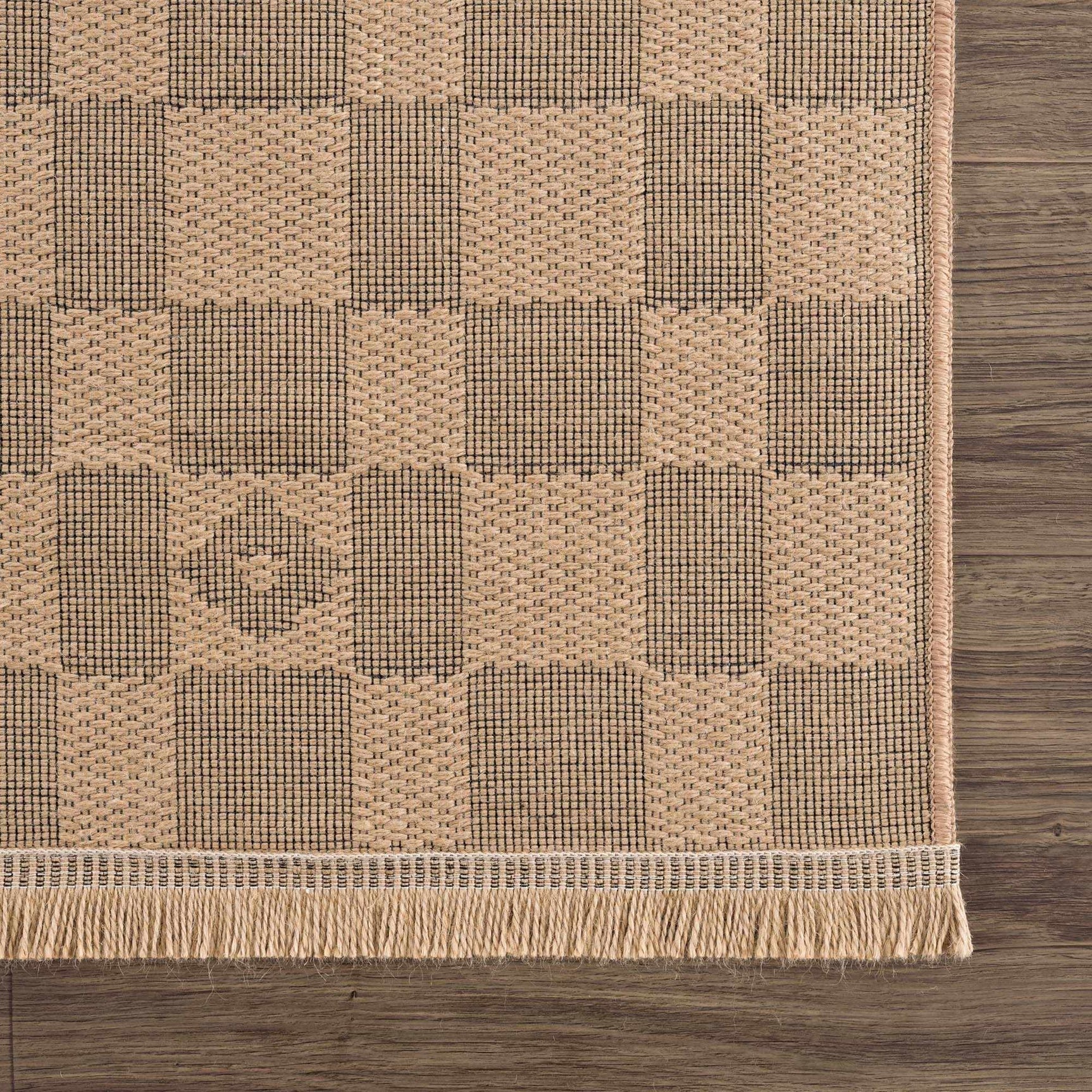 Nairi Checkered Washable Jute Rug - Ornate Home