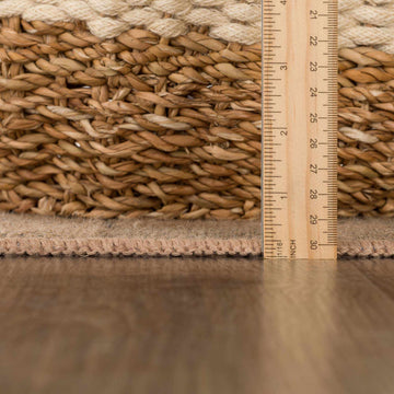 Nairi Checkered Washable Jute Rug - Ornate Home
