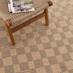 Nairi Checkered Washable Jute Rug - Ornate Home