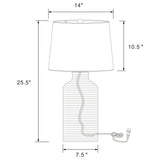 Nairobi Natural Empire Shade Handwoven Rattan Table Lamp - Ornate Home