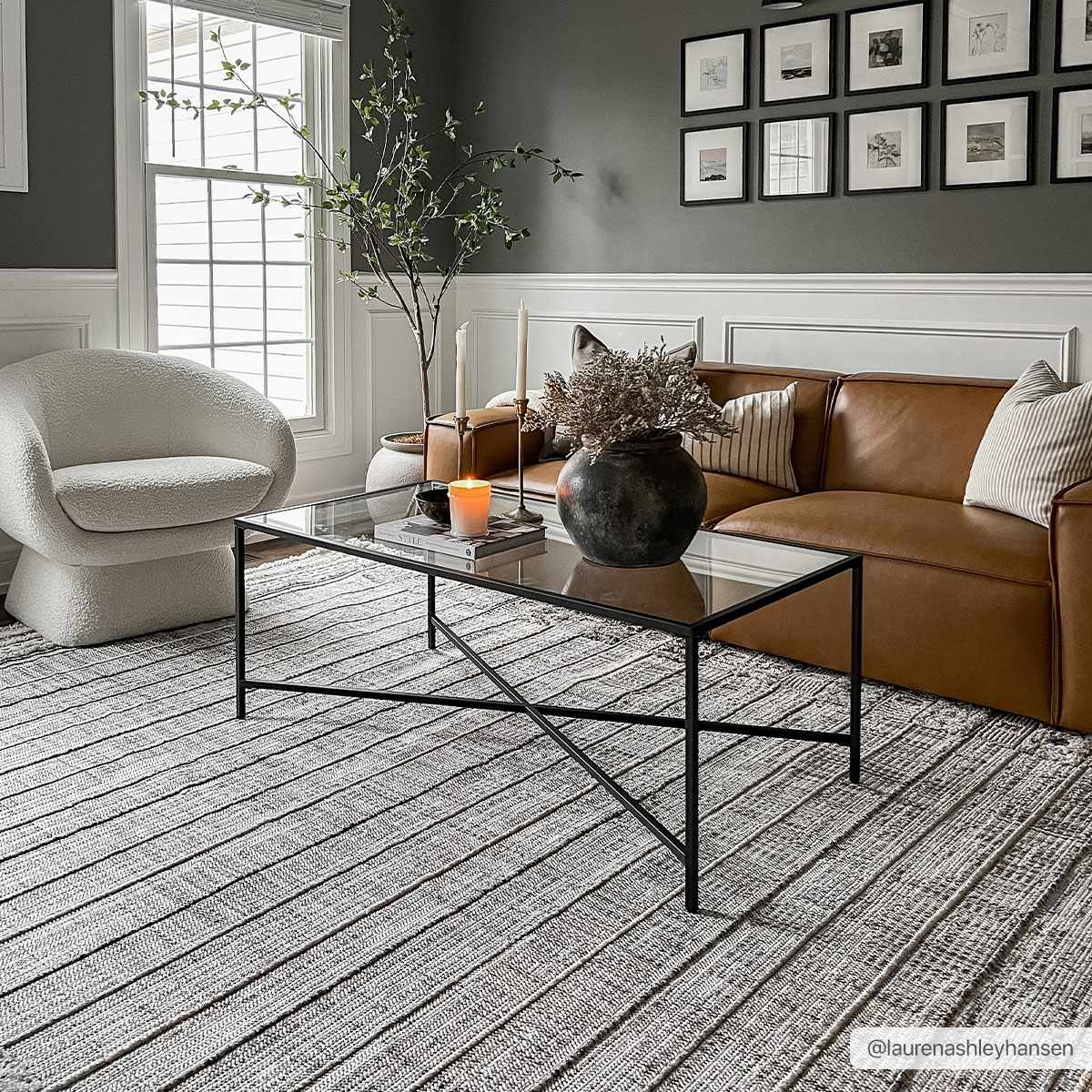 Naivasha Elegant High/Low Area Rug - Ornate Home