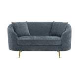 Nakendra Gray Loveseat W/2 Pillows - Ornate Home