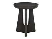 Nala Black Nickel Side Table - Ornate Home