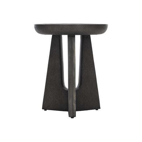 Nala Black Nickel Side Table - Ornate Home