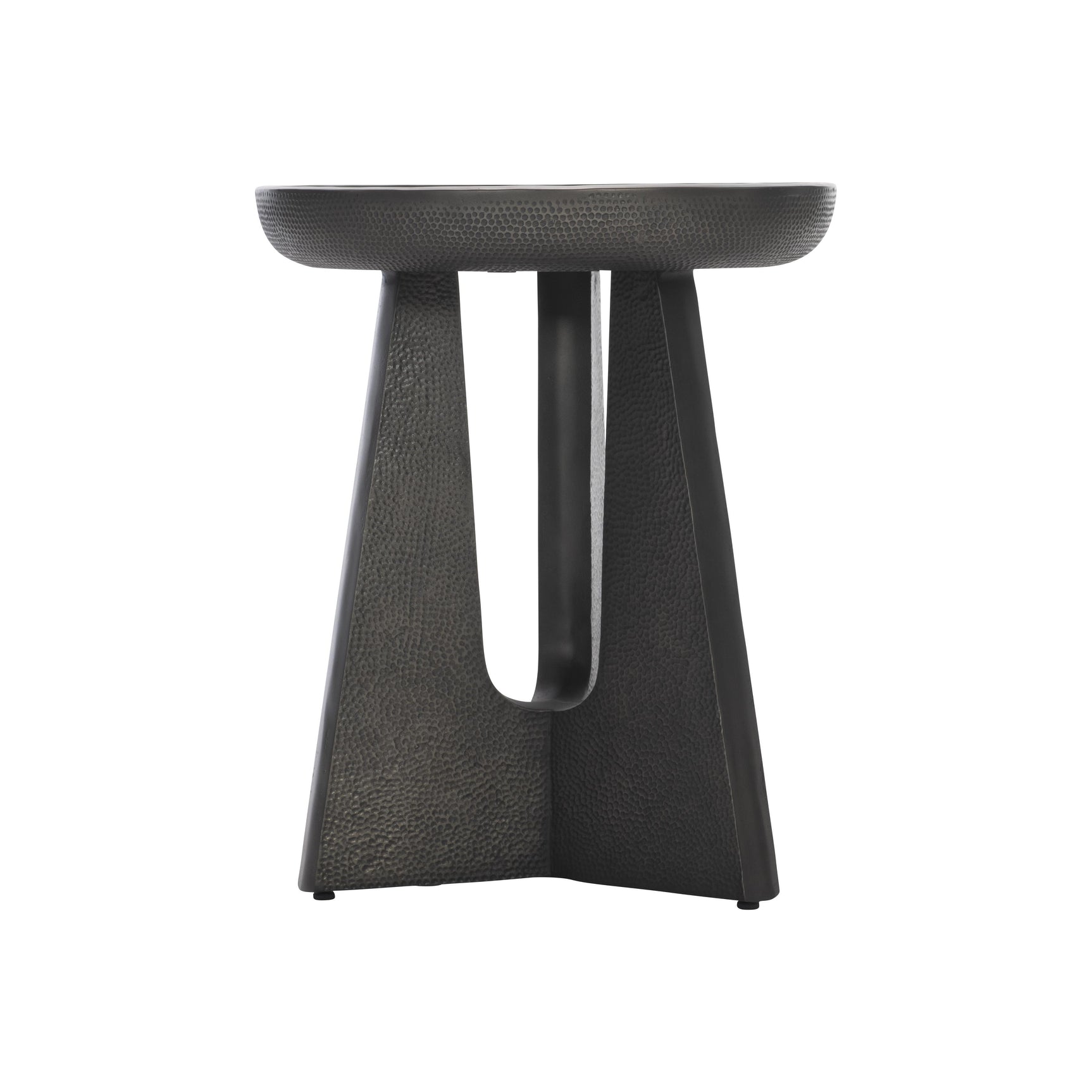Nala Black Nickel Side Table - Ornate Home