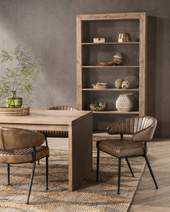 Nalani Natural Bookshelf - Ornate Home