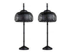Nalla Black Buffet Lamp (Set of 2) - Ornate Home