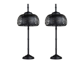 Nalla Black Buffet Lamp (Set of 2) - Ornate Home