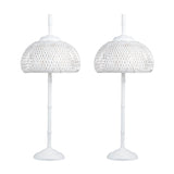 Nalla White Buffet Lamp (Set of 2) - Ornate Home