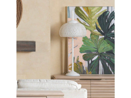 Nalla White Buffet Lamp (Set of 2) - Ornate Home