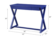 Nalo Blue Writing Desk - Ornate Home